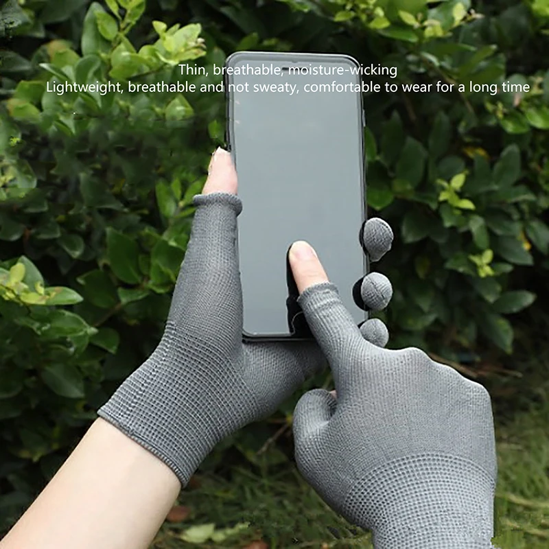 Nylon Breathable Touch Screen Gloves Half Finger Full Finger Gloves Outdoor Mitten Work Thin Gloves Hunting Shooting Mitten - Image 2