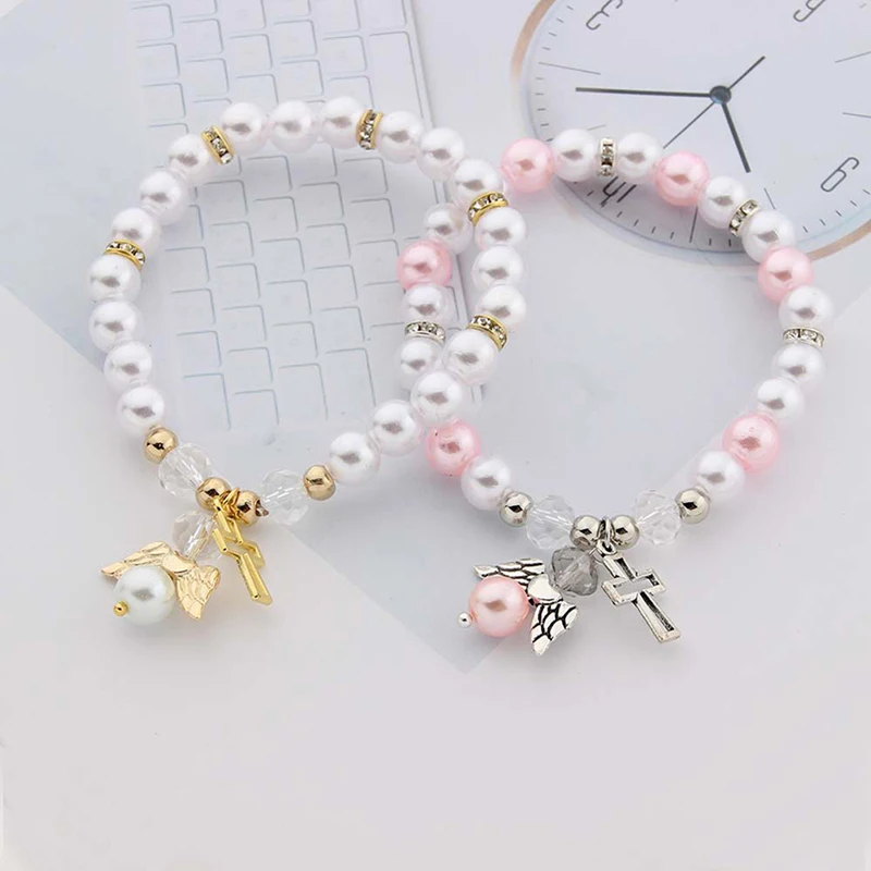 Baby Shower Bracelet Angel Communion Baptism Boy Girl Birthday Party Decorations Kids First Communion Christening Wedding Decor - Image 4